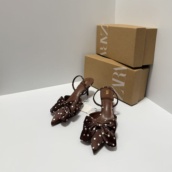 Z Autumn high heels pointed-toe with bow