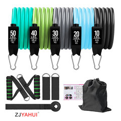 New resistance band set for men and women, 11-piece resistance band set, resistance band trainer, fitness resistance band, factory direct supply