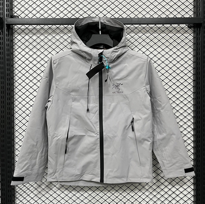 Arc'teryx Hardshell Jacket Lightweight Light Grey