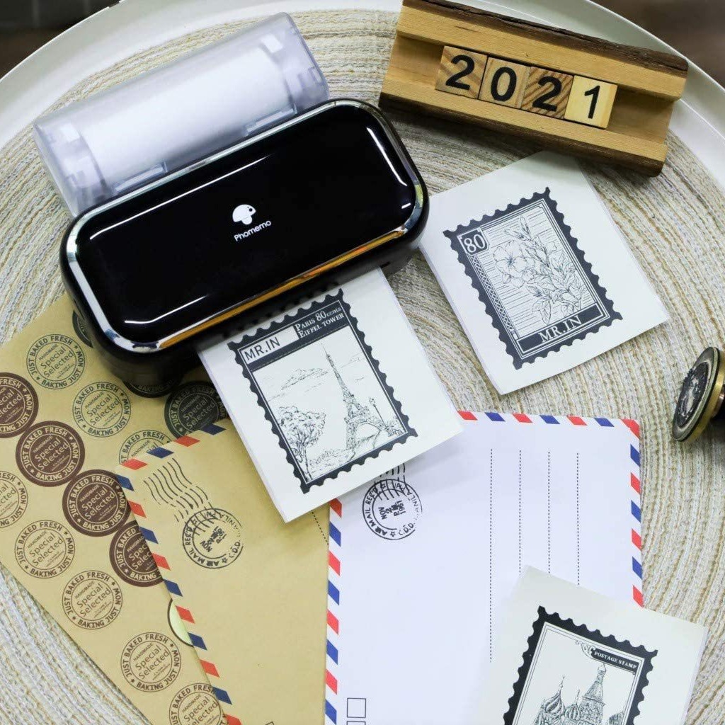 Phomemo 80mm M03 printer general consumables self-adhesive printing paper thermal card stock paper