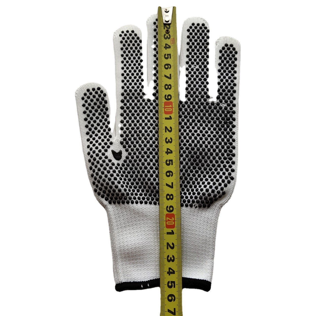 点胶手套加大码10针涤纶耐磨防滑手套现货工厂批发