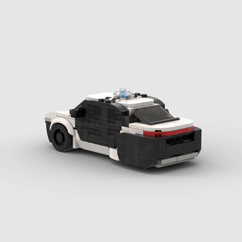 Children's toy car model sports car compatible with Lego racing small particles DIY building blocks MOC educational technology wholesale