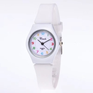 Korean Style Women's Watch Retro Loli Small Fresh Fashion Cute Female Student Small Dial Silicone Watch