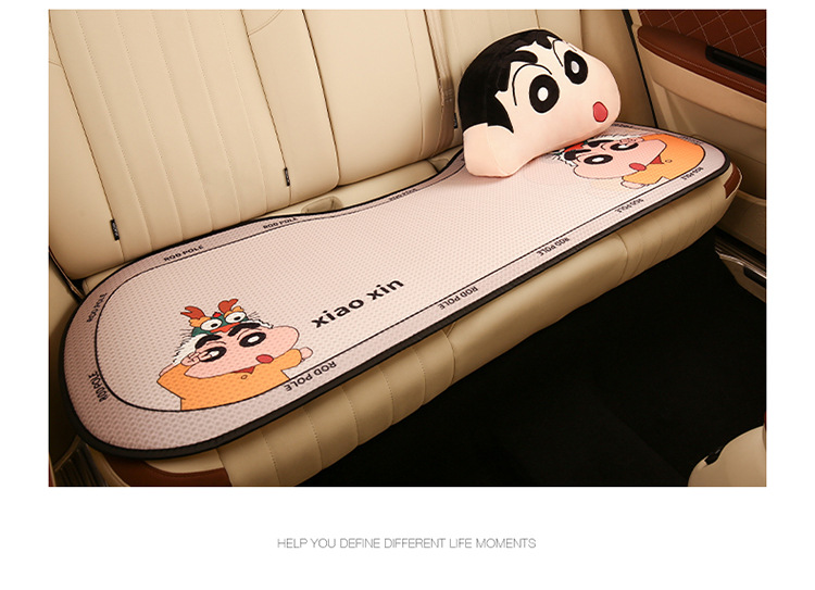 Car seat cushion four seasons universal cartoon seat cushion girl car seat cover fabric new seat cover half non-slip