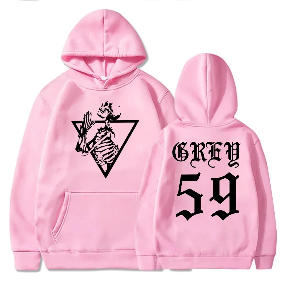 Sudadera con estampado de calavera para niños G59 Hip Hop Fashion Music Unisex Street Clothing Suéter