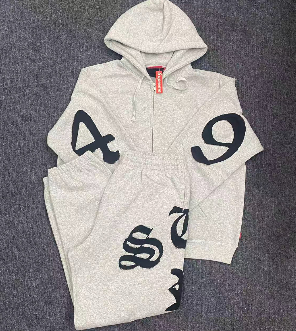 Supreme Fox Racing Set 2-Piece Heather Grey