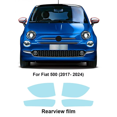 Cross-Border Supply of Fiat 500Tpu Special Car-Made Transparent Protective Film Car Headlight Film Rearview Mirror Film