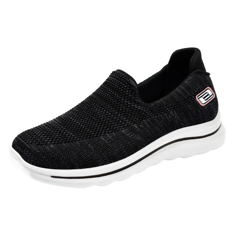 Женские прогулочные туфли весенние дышащие в парном стиле, оптом, дропшиппинг, с мягкой подошвой, сетчатые, для пожилых, повседневные прогулочные туфли