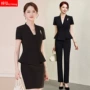 夏季会所短袖美容院小西服