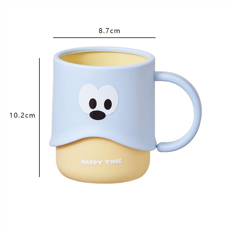 Bicchiere portaspazzolini per bambini design creativo_voghion.com