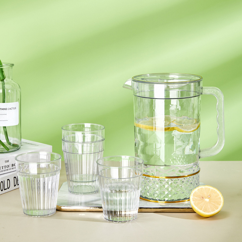 hervidor de plástico resistente de gran capacidad hervidor de agua fría jugo de frutas jarra de alto valor facial taza de agua fría hogar conjunto de dormitorio de estudiantes