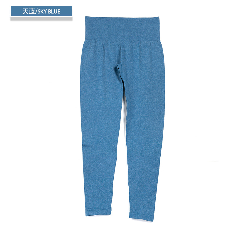 Nvgtn sin costura pantalones europeos y americanos deportes yoga fitness yoga pantalones versión sin logo alta calidad en stock