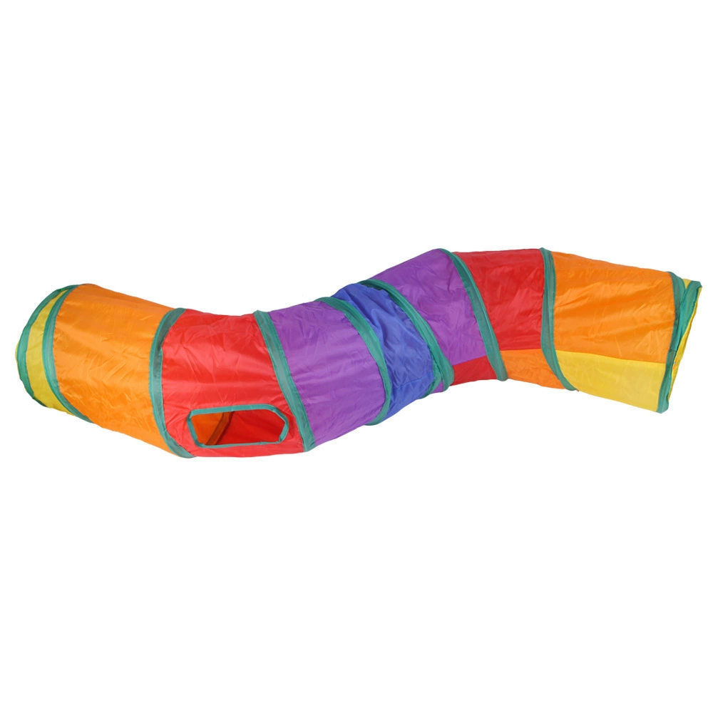 (Cross-border trading), rainbow tunnel, interactive foldable toy, pet, cat, tee