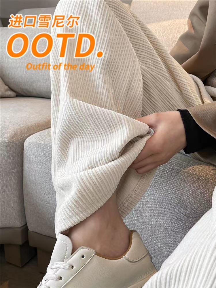 Pantalón tiro alto casual blanco