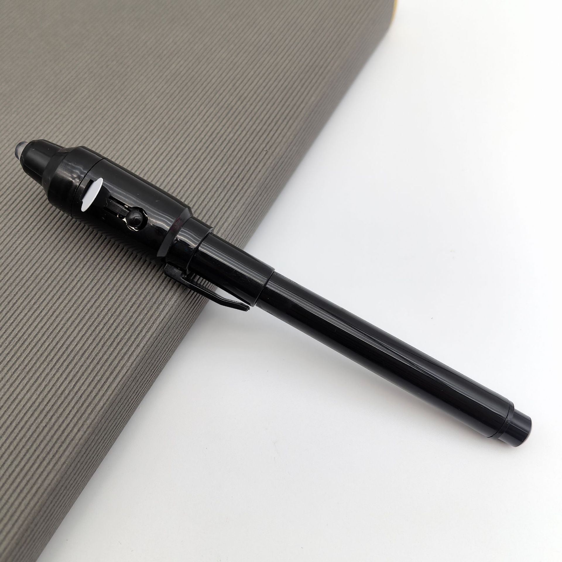 Lámpara LED luminosa UV transparente multifuncional lápiz mágico publicitario regalo luminoso resaltador al por mayor