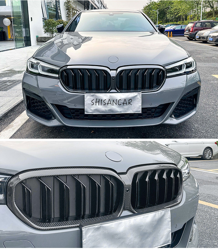 Suitable for BMW's new M8M5/34578 series modified dry carbon fiber front grille X6X7 iX3 dry carbon G22