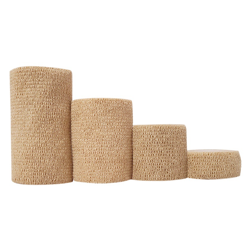 Self-adhesive elastic non-woven bandage knee pads elbow ankle knee wrist pads sports bandage finger protection tape wholesale