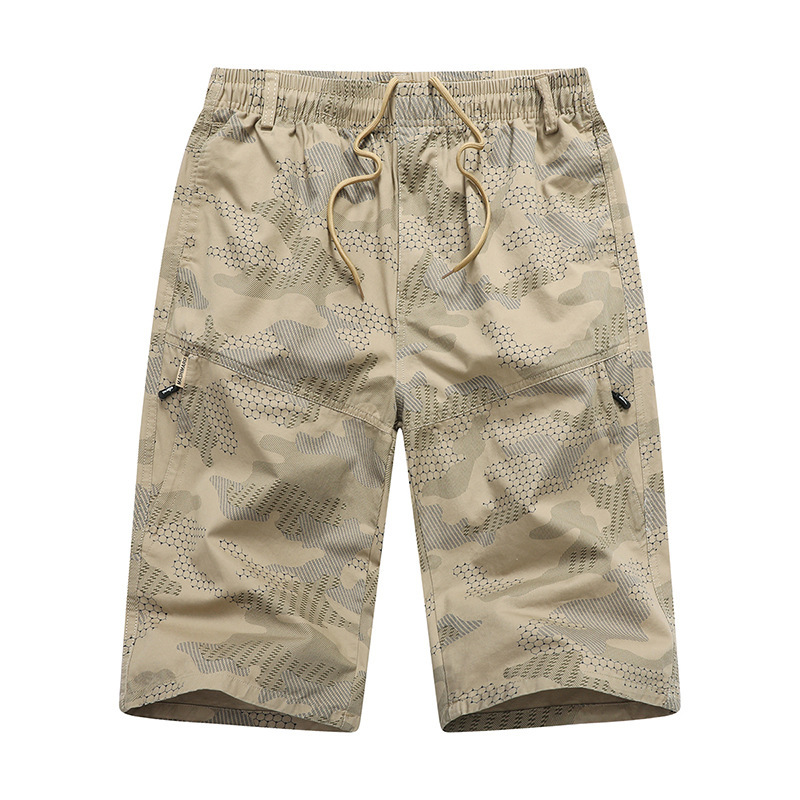 2026 New Summer Style Casual Sports Pure Cotton Shorts for Men, Summer Home Essentials, Three-Quarter Pants, Direct Sales from the Manufacturer