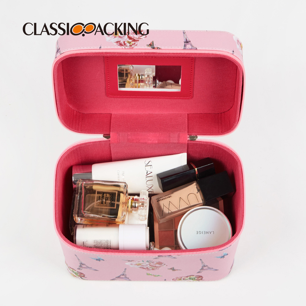 Caja de almacenamiento de herramientas cosméticas portátiles al por mayor de fábrica multifuncional de gran capacidad caja cosmética profesional logotipo personalizable