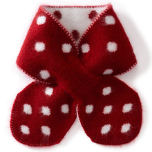 山羊绒2025秋冬男女儿童柔软保暖穿插孔针织围脖保暖护颈围巾