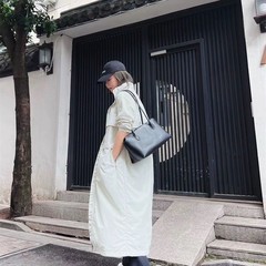 东莞纯原The*Row极简单肩包真皮包通勤手提托特包大容量腋下包