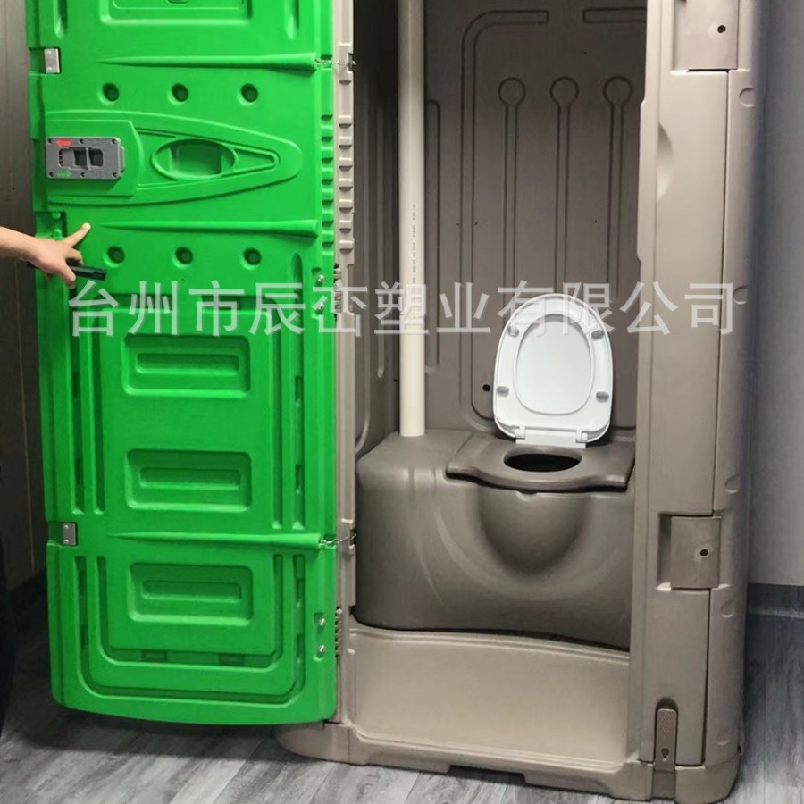 出口坐便式移动厕所淋浴房陶瓷马桶蹲便式塑料移动厕所座便式