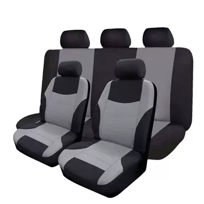 Cross-Border Temu Amazon Mercado Libre | Universal seat cover - gray-9-piece-set-complete-set-of-five-seats