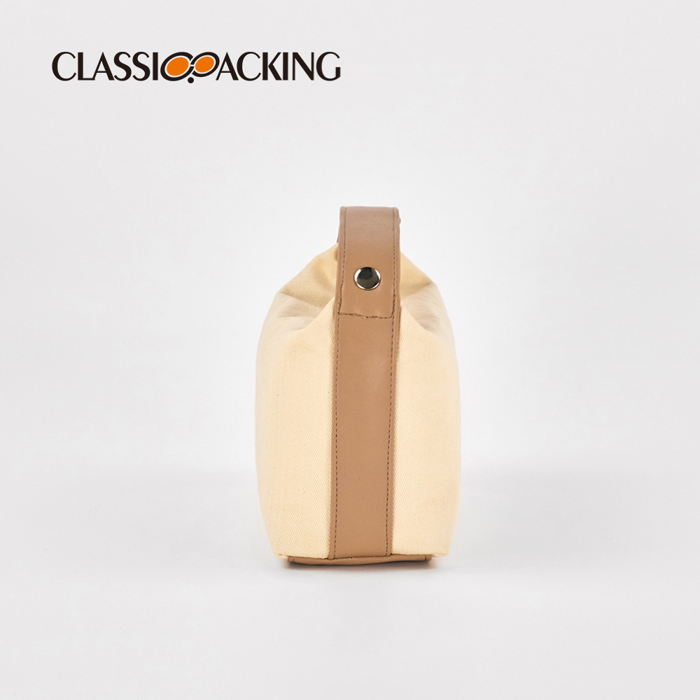 Bolso de mano cosmético de estilo nacional con LOGOTIPO impreso Bolso de lona de alta apariencia portátil del todo-fósforo del arte del bordado