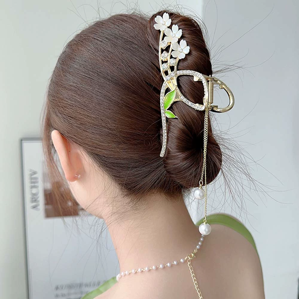 Long high-end hair accessory with tassels, fashionable cute universal hairgrip, western style, 2023 collection