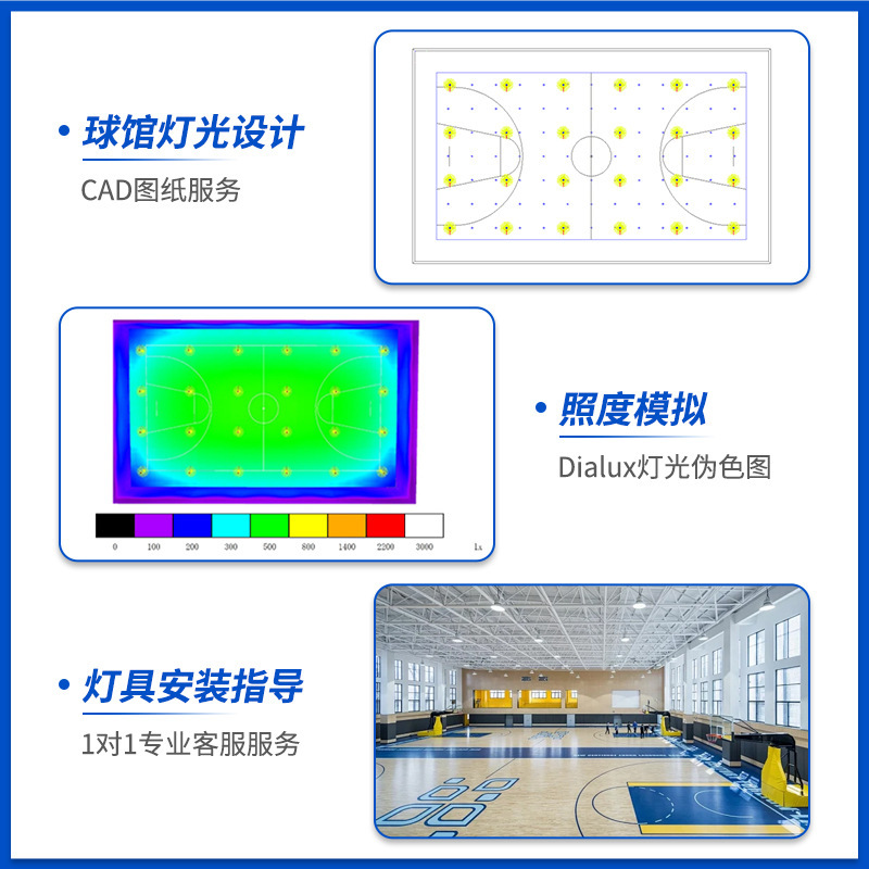 lámpara de iluminación de estadio LED antiresplandor interior UFO UFO UFO UFO IP65 impermeable alta eficiencia luminosa lámpara de estadio de baloncesto