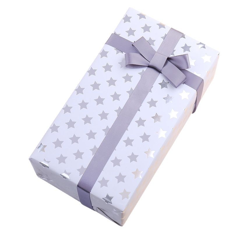Amazon nuevo papel de regalo dorado estrella papel de regalo de vacaciones cumpleaños Día de San Valentín papel recubierto