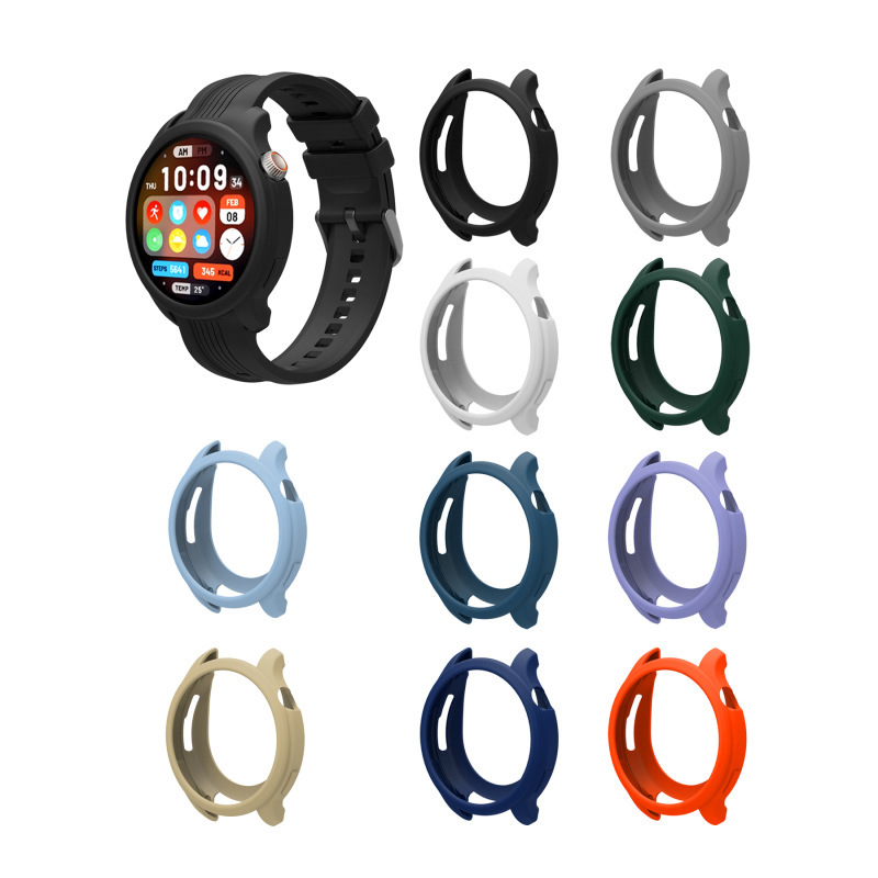 Applicable Huami watch Amazfit Balance solid color soft silicone protective case Yue I A2286 protective case