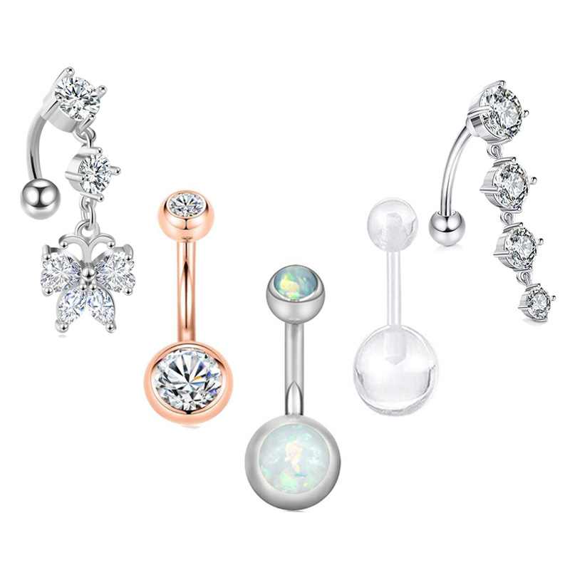 Pointed titanium steel lip stud product view