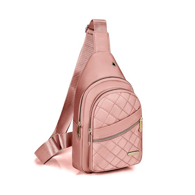 Bolso de pecho de moda simple transfronteriza, bolso de hombro de diamante simple, bolso de hombro de viajes diarios.