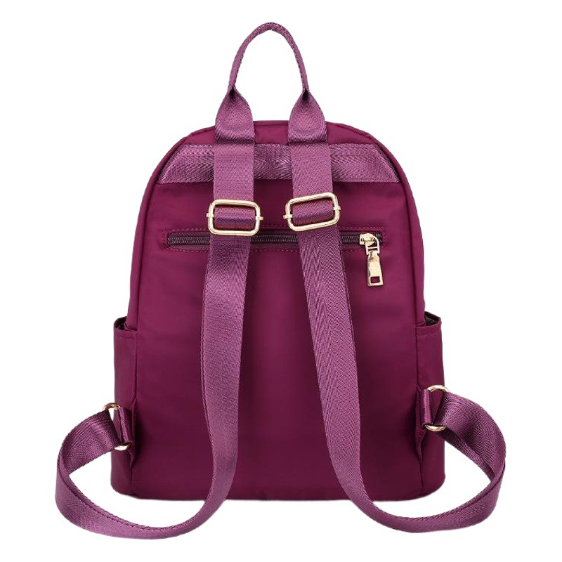 Mochila de moda de las mujeres de estilo coreano casual bolso de las mujeres estudiante bolsa de ordenador bolsa de tela de Oxford bolsa de momia Mochila pequeña de viaje