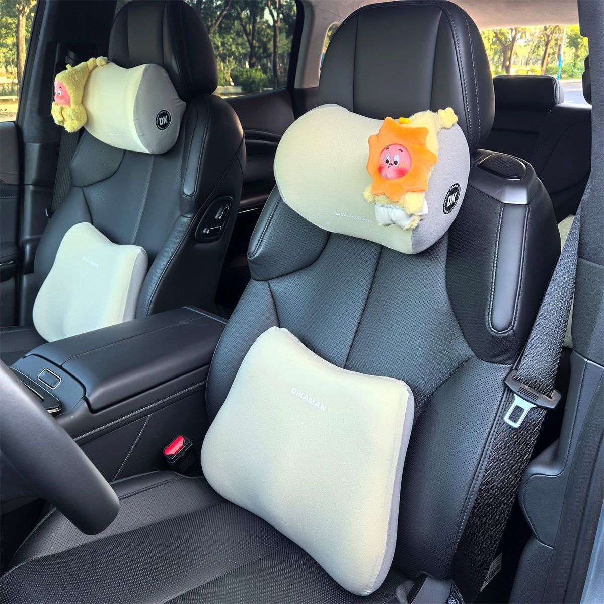 2026 New Model Car Headrest Memory Foam Car Seat Neck Pillow Cute Car Neck Support Pillow