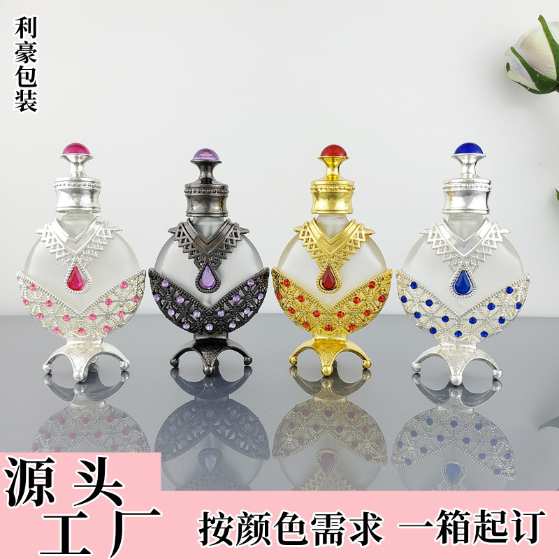 批发香水瓶定制10ml30ml公主款迪拜香精分装瓶精油玻璃瓶跨境货源