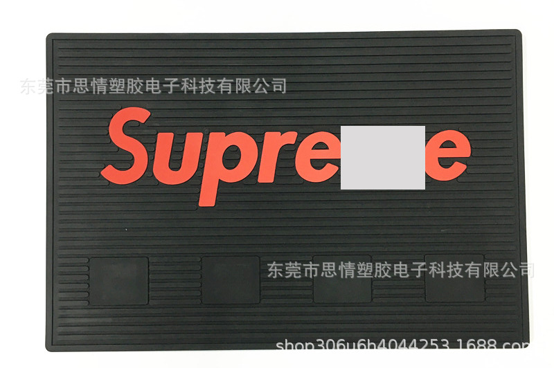 Spot imán almohadilla para el cabello almohadilla para el cabello almohadilla para el almacenamiento de herramientas con cortapelos magnéticos fuertes almohadilla antideslizante almohadilla para la herramienta para el cabello de PVC