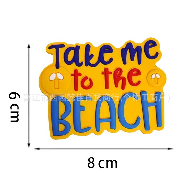 Colgante veraniego para bolso de playa – accesorios Bogg con gafas de sol y arcoíris, estilo divertido DIY