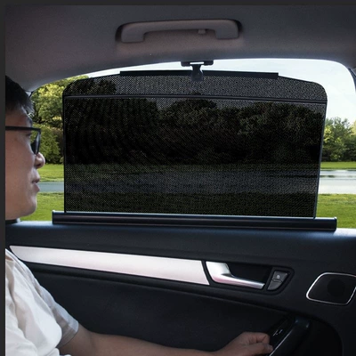 Car curtains, automatic retractable sunshade for vehicles