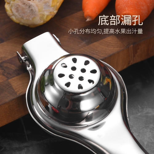 304 stainless steel lemon clip thickened household convenient manual juicer kitchen tool fruit juicer