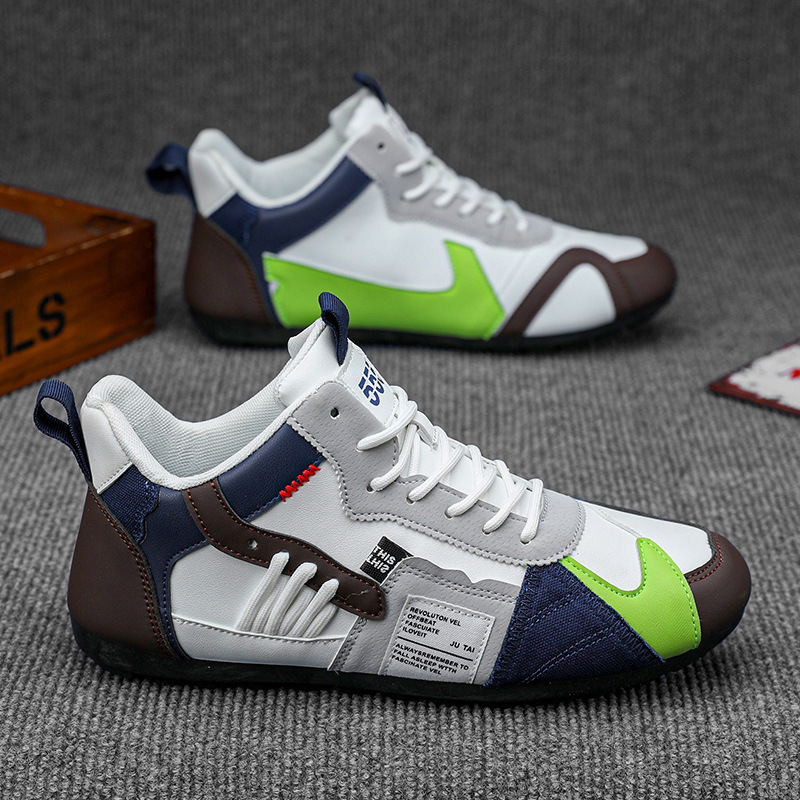 High-Top Men's Shoes 2025 New Winter Sports Casual Sneakers Men's Non-Slip Versatile Korean Style Beanie Shoes Men's Trendy Shoes