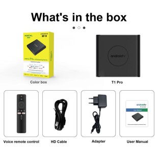 Mortal T1Pro Export Box Rk3528 Dual-Band Wifi + Bluetooth Voice Android 13.0 Tv Box