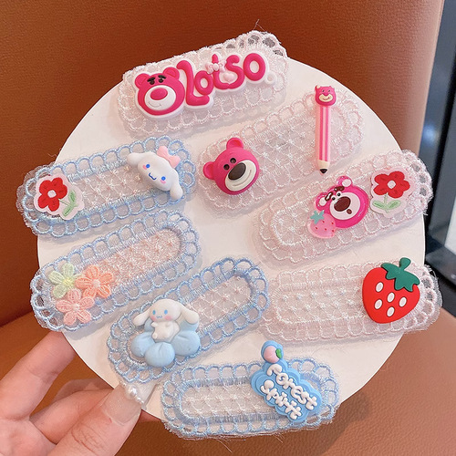 Children's broken hair stickers Velcro hair accessories cute Xingdailu little girl's hair does not hurt bangs sticker broken hair finishing artifact