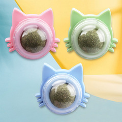 猫のミントのボールの猫の耳の回転のボールの猫の楽しいインタラクティブな猫のおもちゃの虫の実の木の天のタデのおもちゃのボールの卸売り