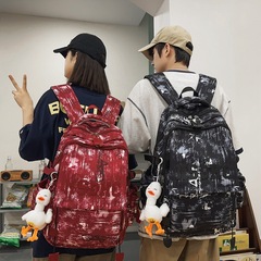 韓国版シンプルinsカバン女子日系大学生リュックサック中学生大容量中学生軽便リュックサック