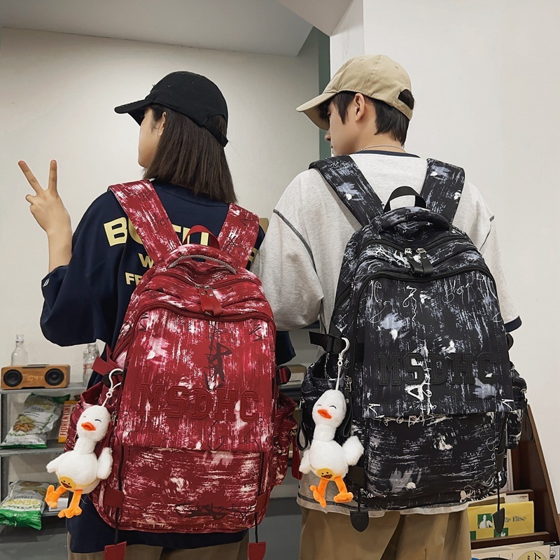 韓国版シンプルinsカバン女子日系大学生リュックサック中学生大容量中学生軽便リュックサック|undefined