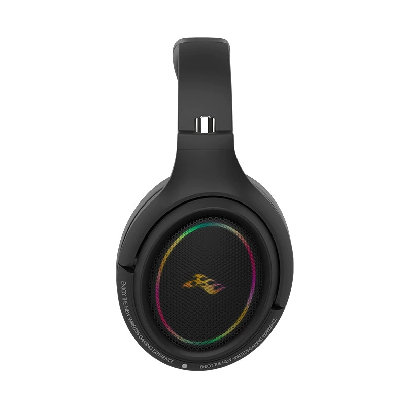 Готовый кросс-бордный новый продукт GK9 беспроводная Bluetooth гарнитура, гарнитура 2.4G с задержкой ноль, игровая гарнитура с RGB подсветкой розовая