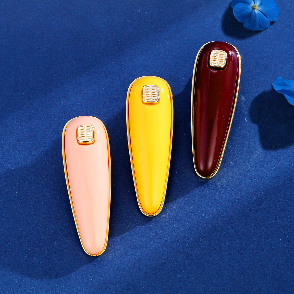 Hairpin Bangs Side Clip for Women, Fashionable Flat Oval Hairpin, Duckbill Clip, Simple Hairpin Side Clip for Women, Flat Oval