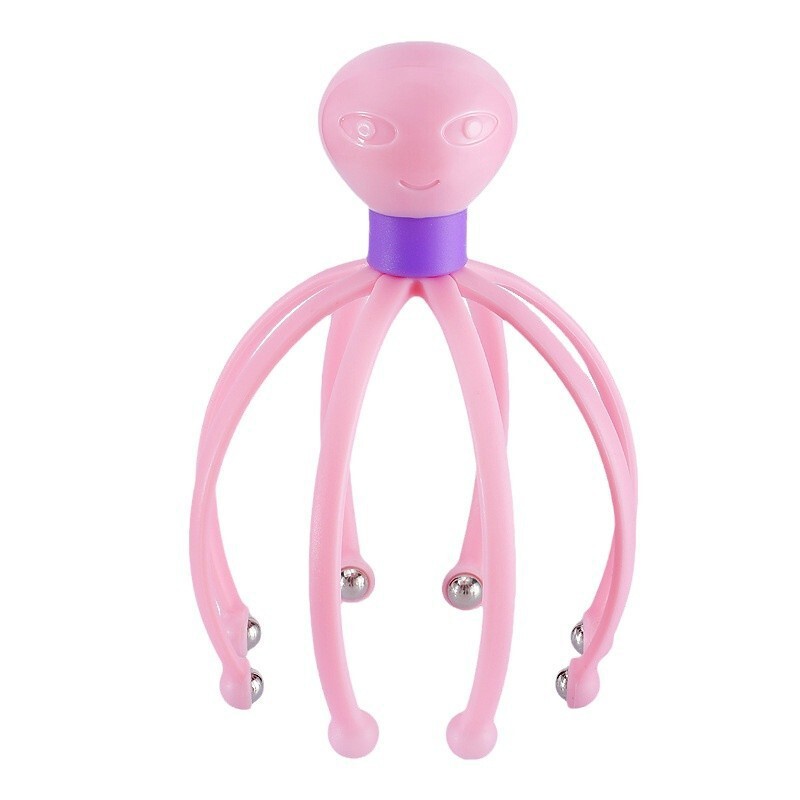 頭の経絡の頭をつかむ器の磁気ボールはマッサージの器具を持ってリラックスして頭皮の八爪の魚を押して便利に回転して卸売りします。|undefined
